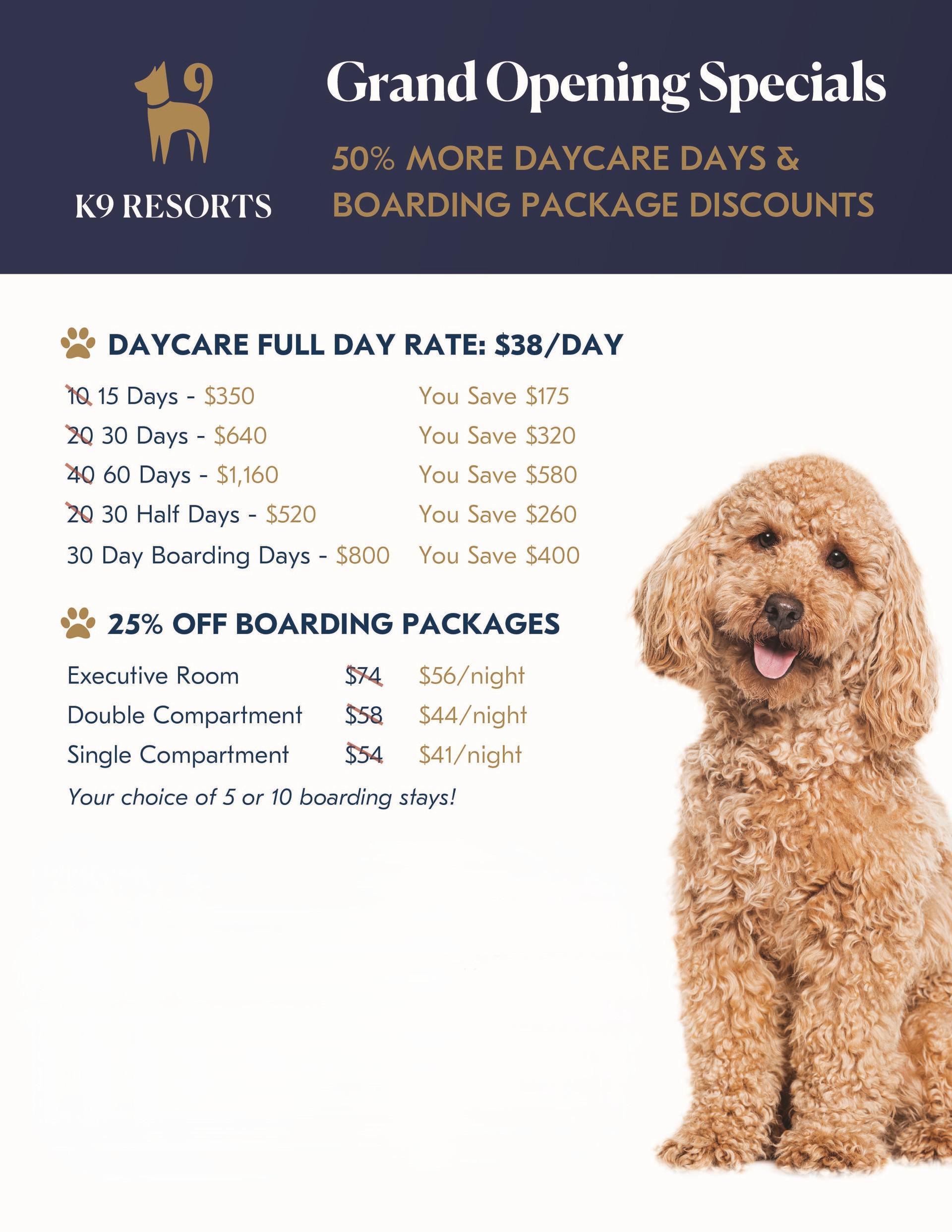 Pre-opening pricing for [LOCATION NAME]